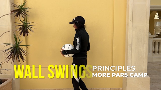 Wall Swings with the Feb 4 Campers