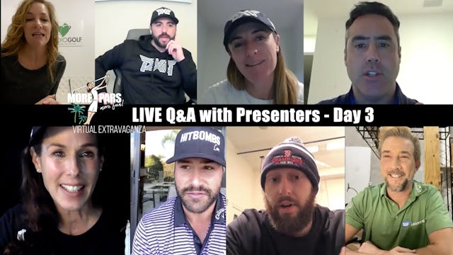LIVE Q&A with Day 3 Presenters