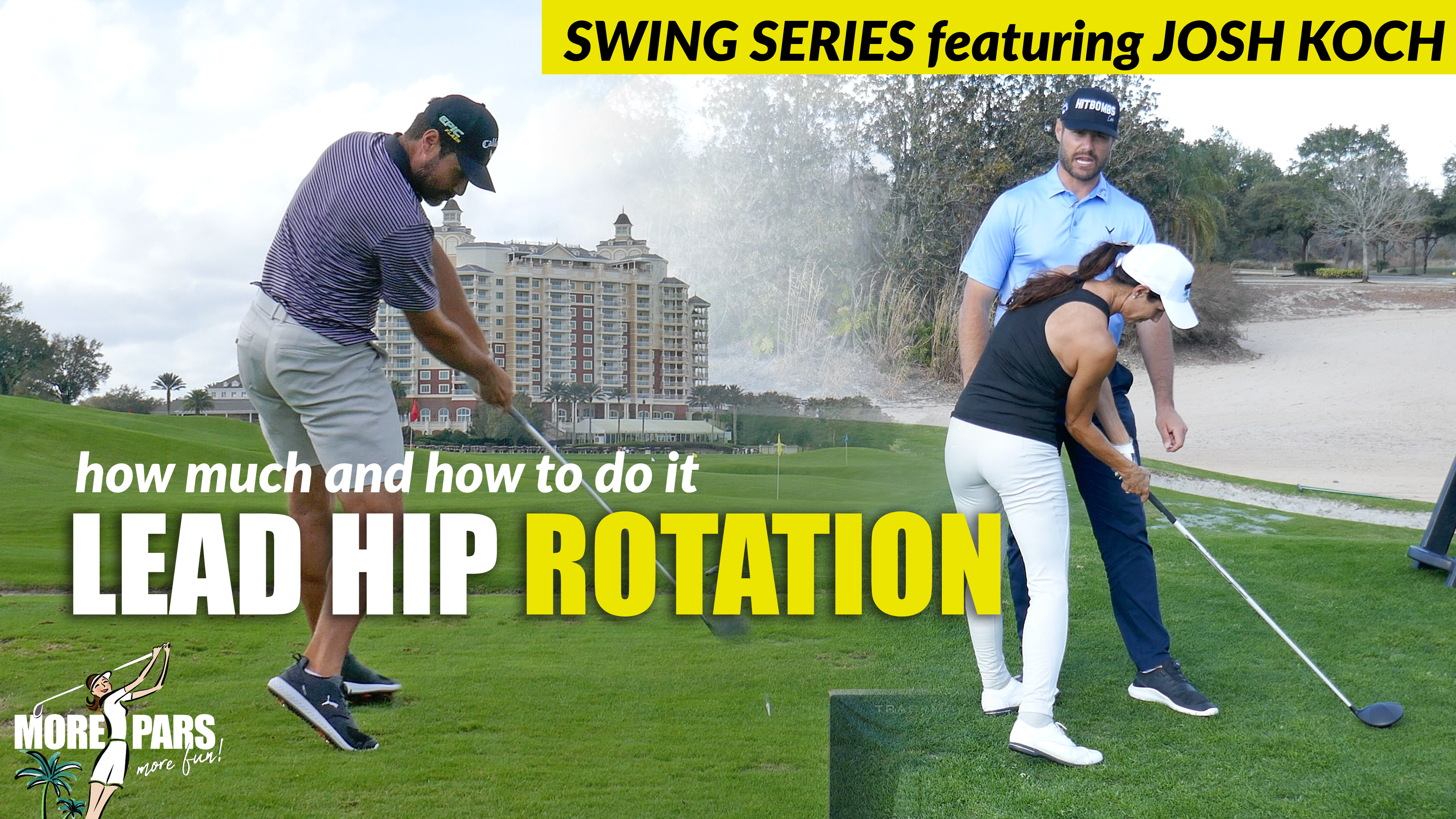 Ep. 9 of 13 SWING SERIES: LEAD HIP ROTATION ON THE DOWNSWING