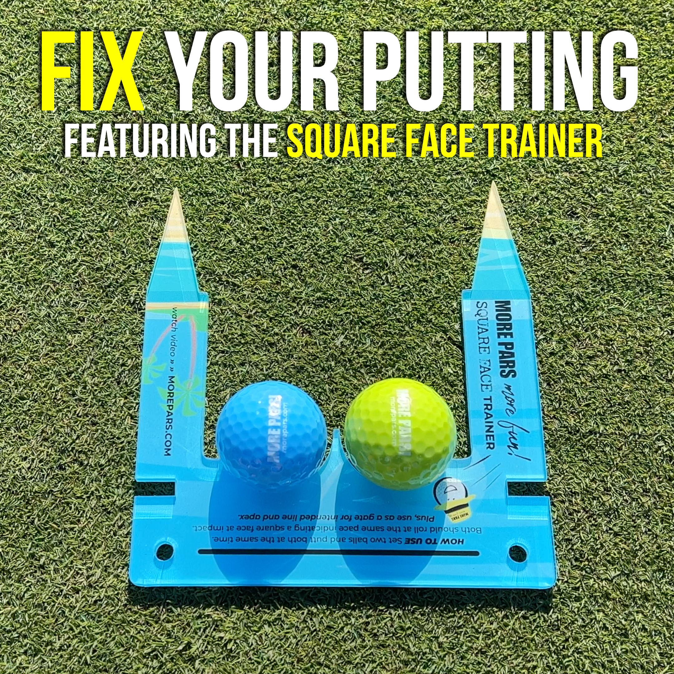 Putting Square Face Trainer for Face Control