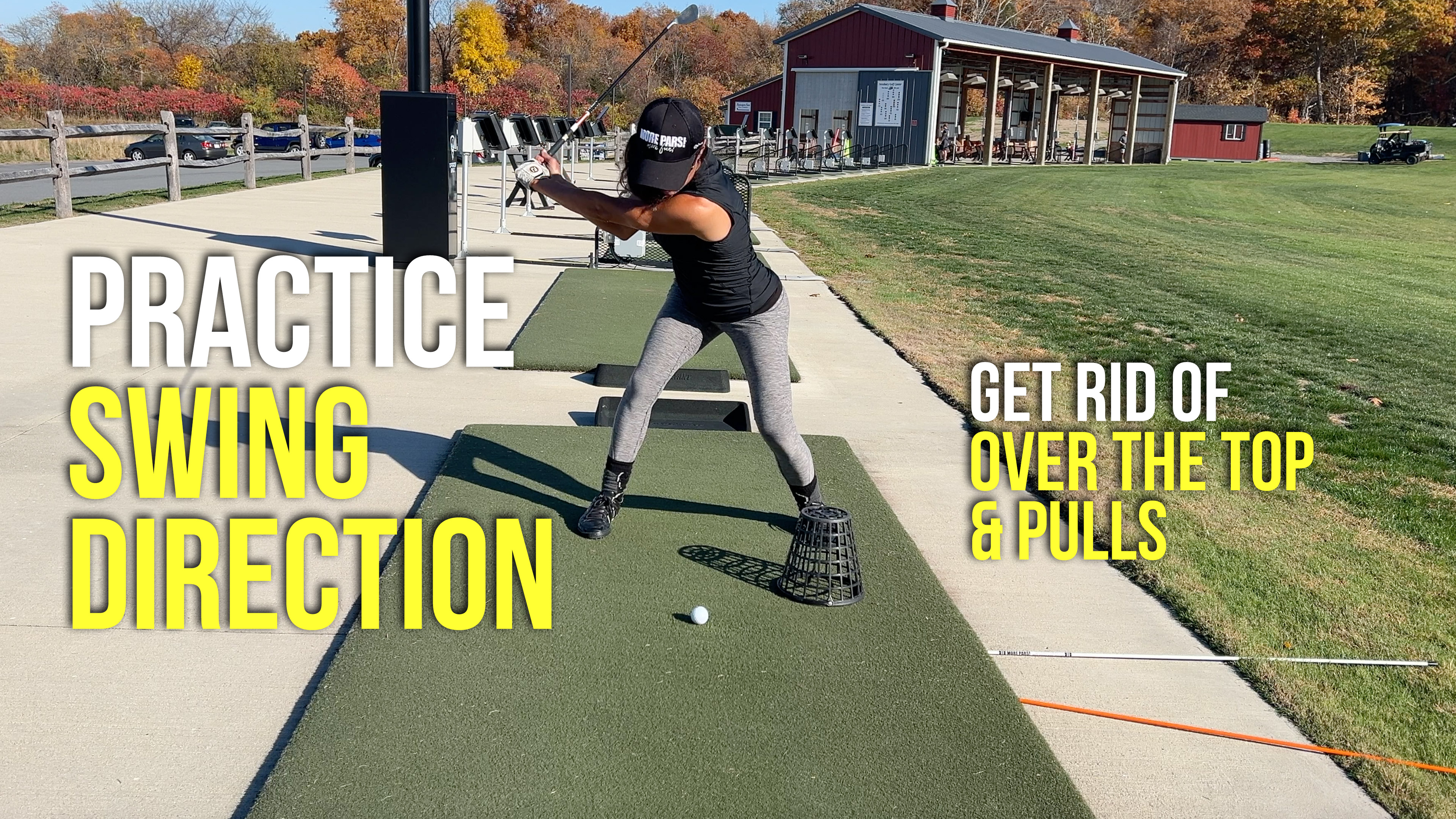 Practice Swing Direction with a Basket