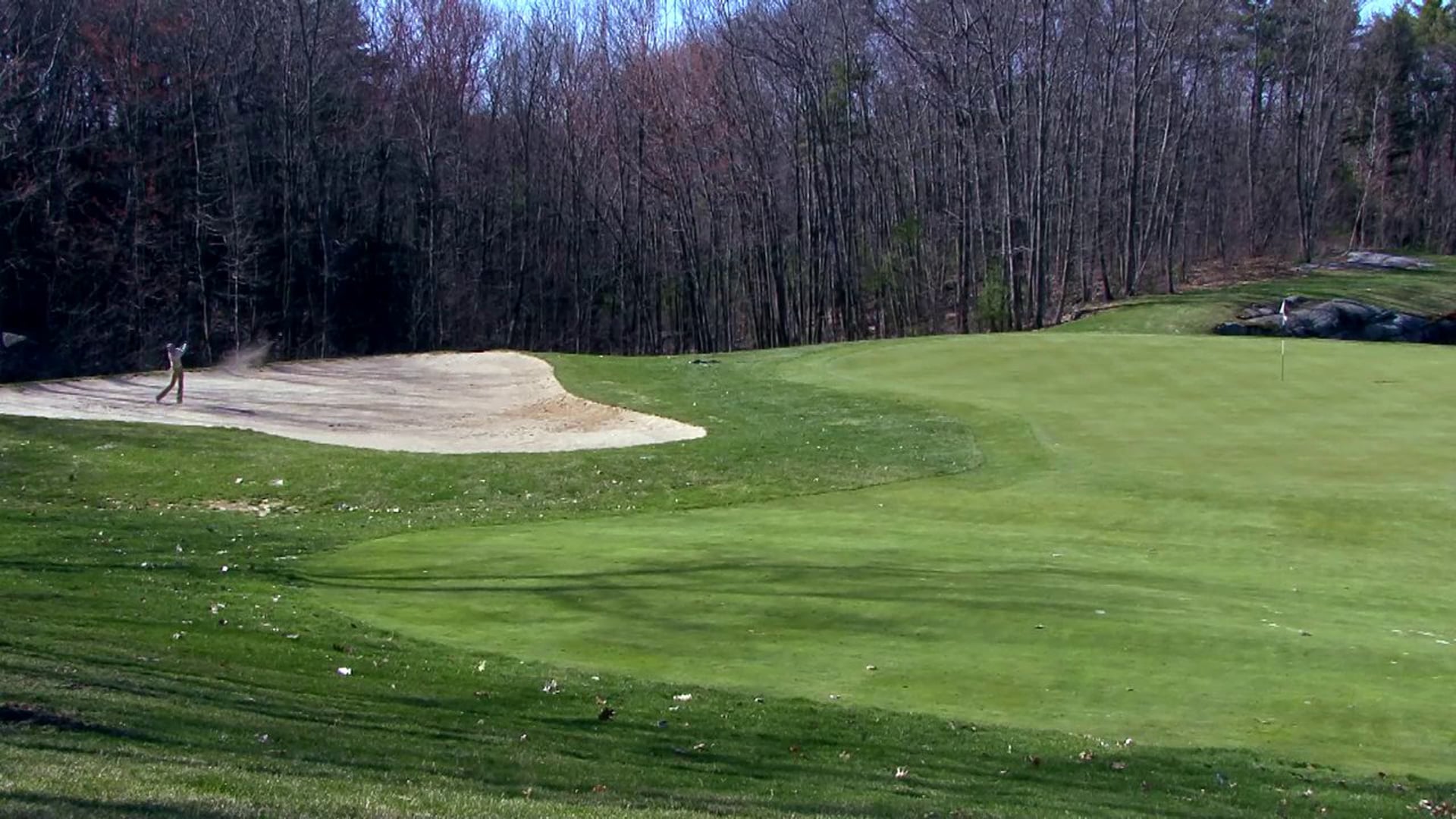 Bunker Play » Long Greenside & Sprinklers