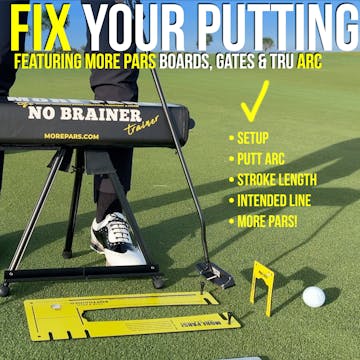 Putting Lie Angle Trainer with Boards...