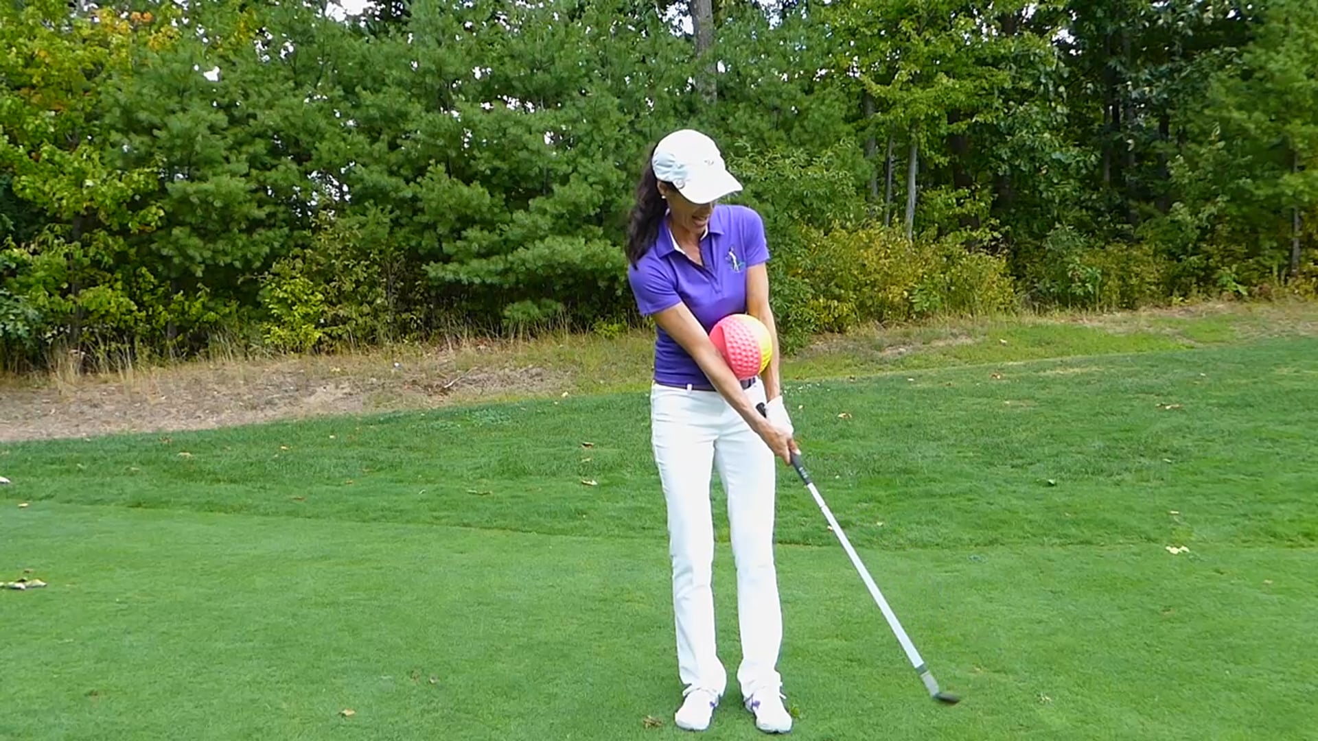 Impact ball has cool grooves