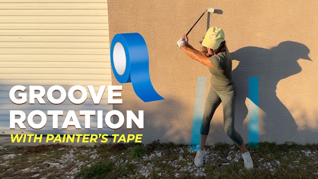Groove Golf Rotation  with Painter's Tape