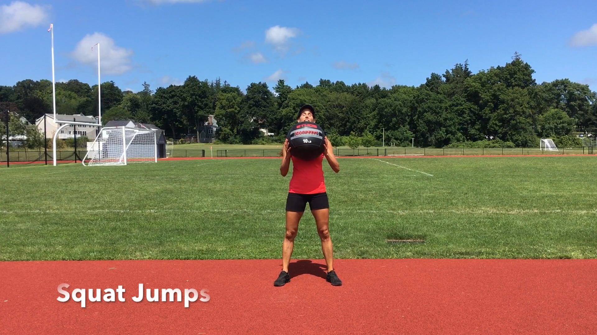 Medball Squat Jumps