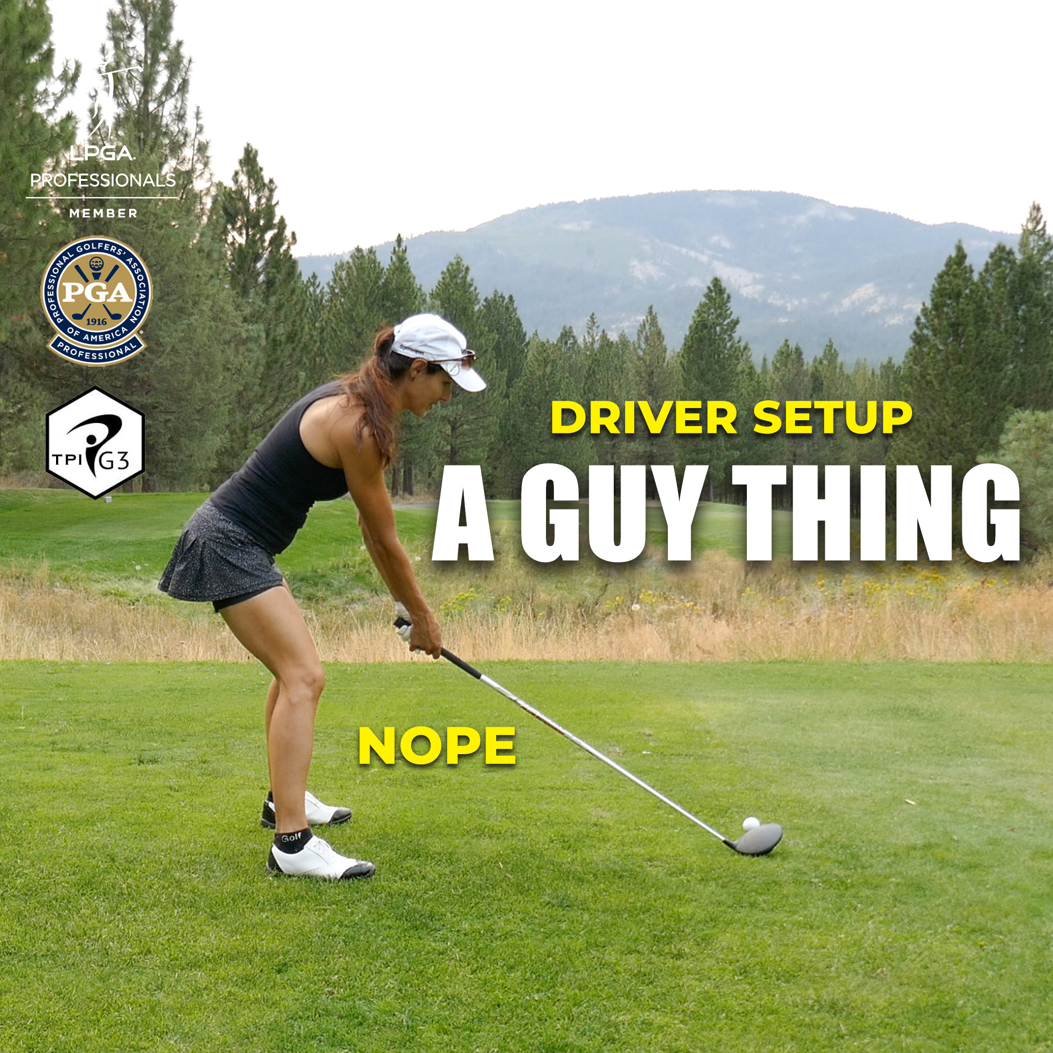 This is a "GUY" thing at setup