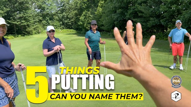 Putt Challenge: Name 5 Things