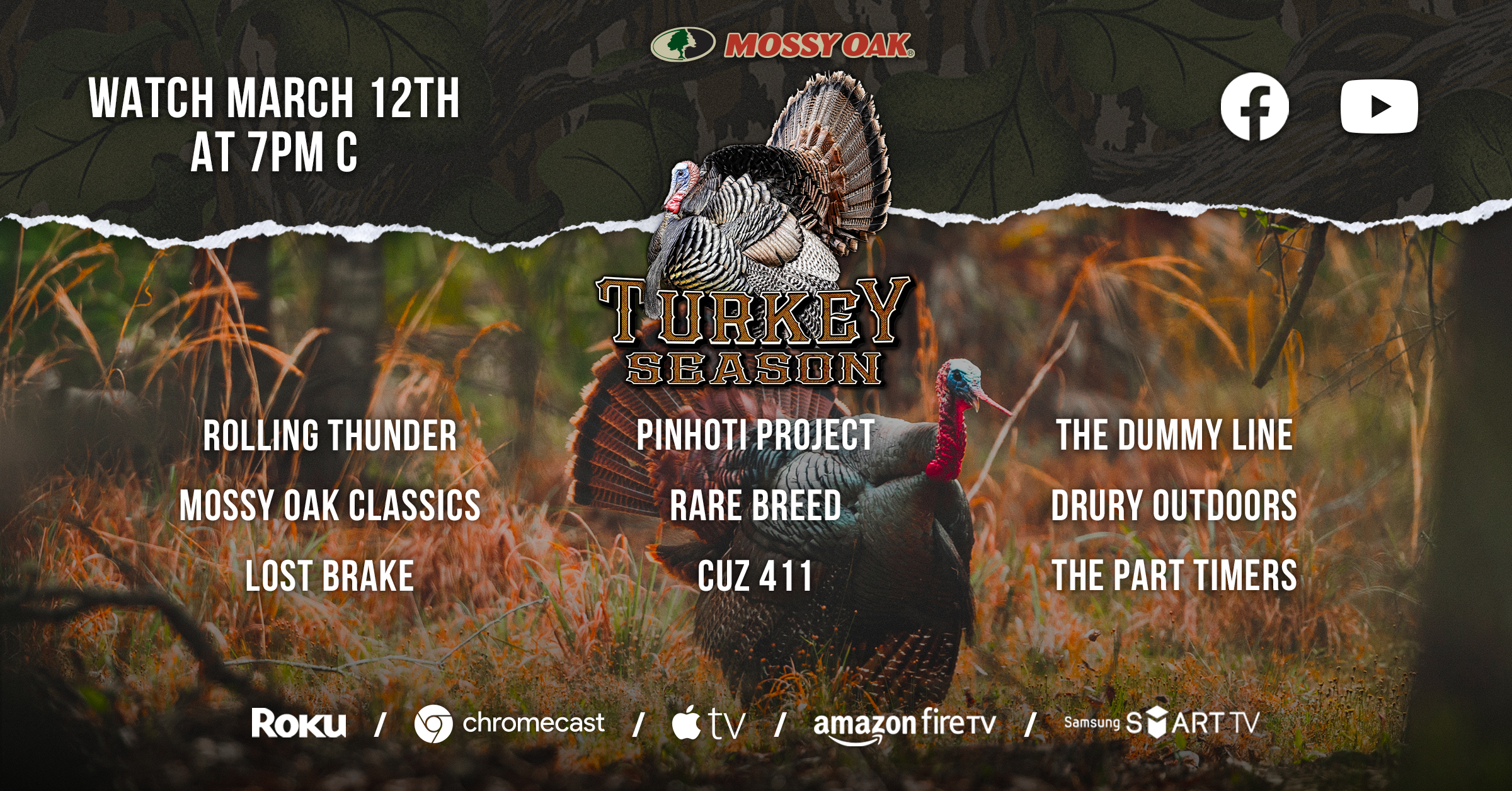 Mossy Oak Moments • Turkey Season 3.12.2025 Replay