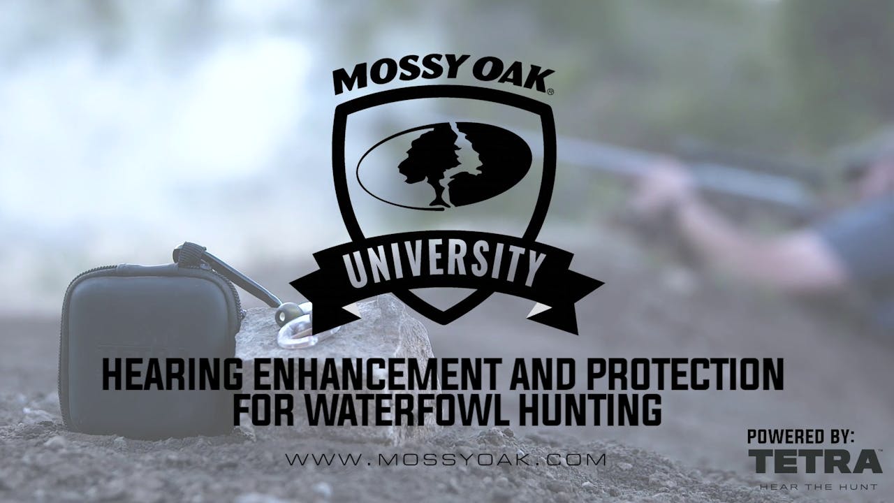 Tetra Hearing Enhancement and Protection for Waterfowl Hunting Mossy