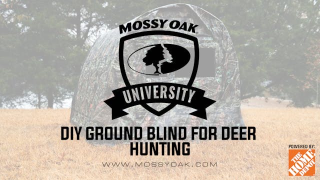 DIY Ground Blind For Deer & Turkey Hu...