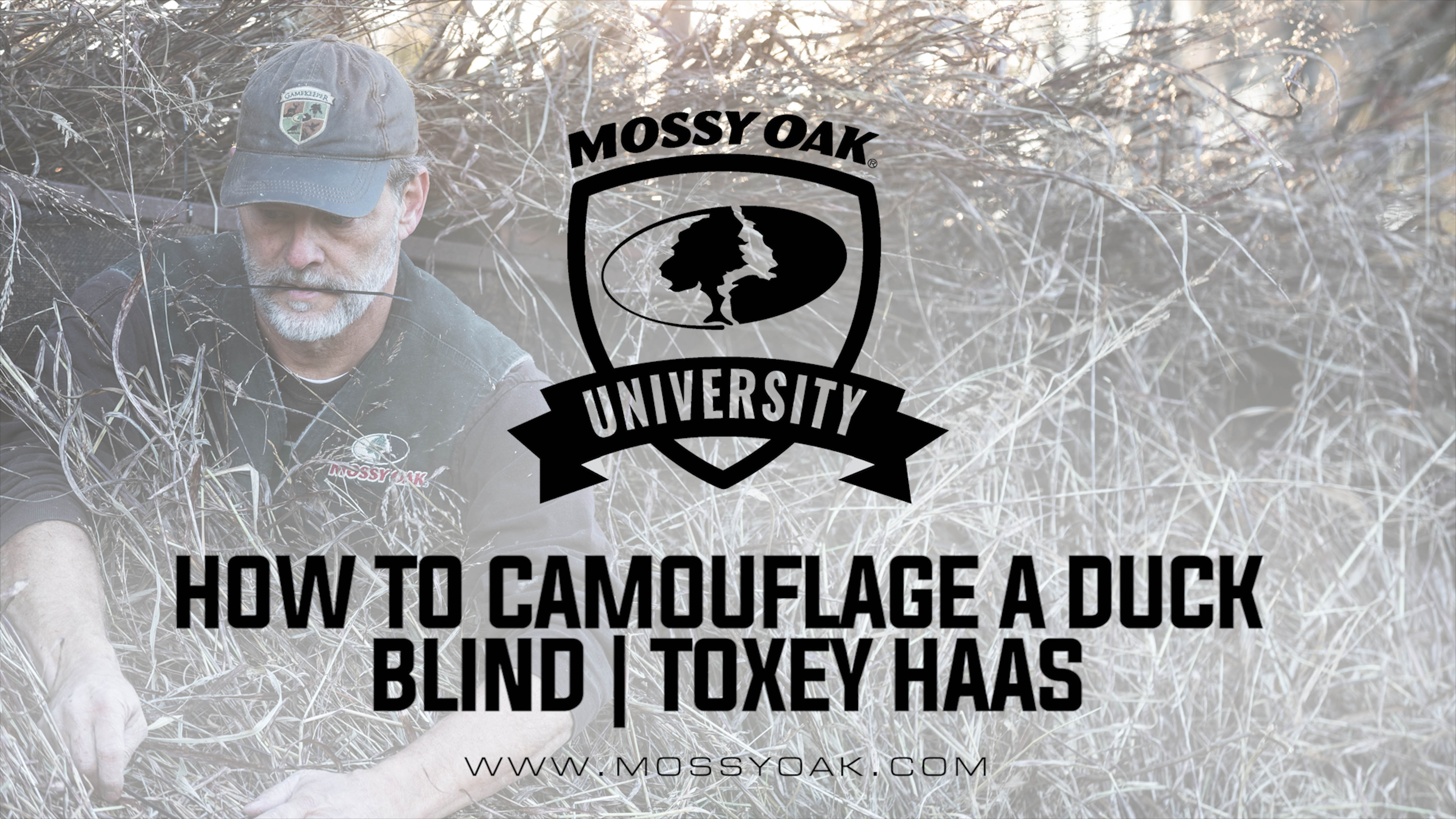 How To Camouflage A Duck Blind | Toxey Haas