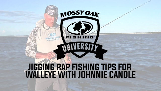 Jigging Rap Fishing for Walleye with Johnnie Candle