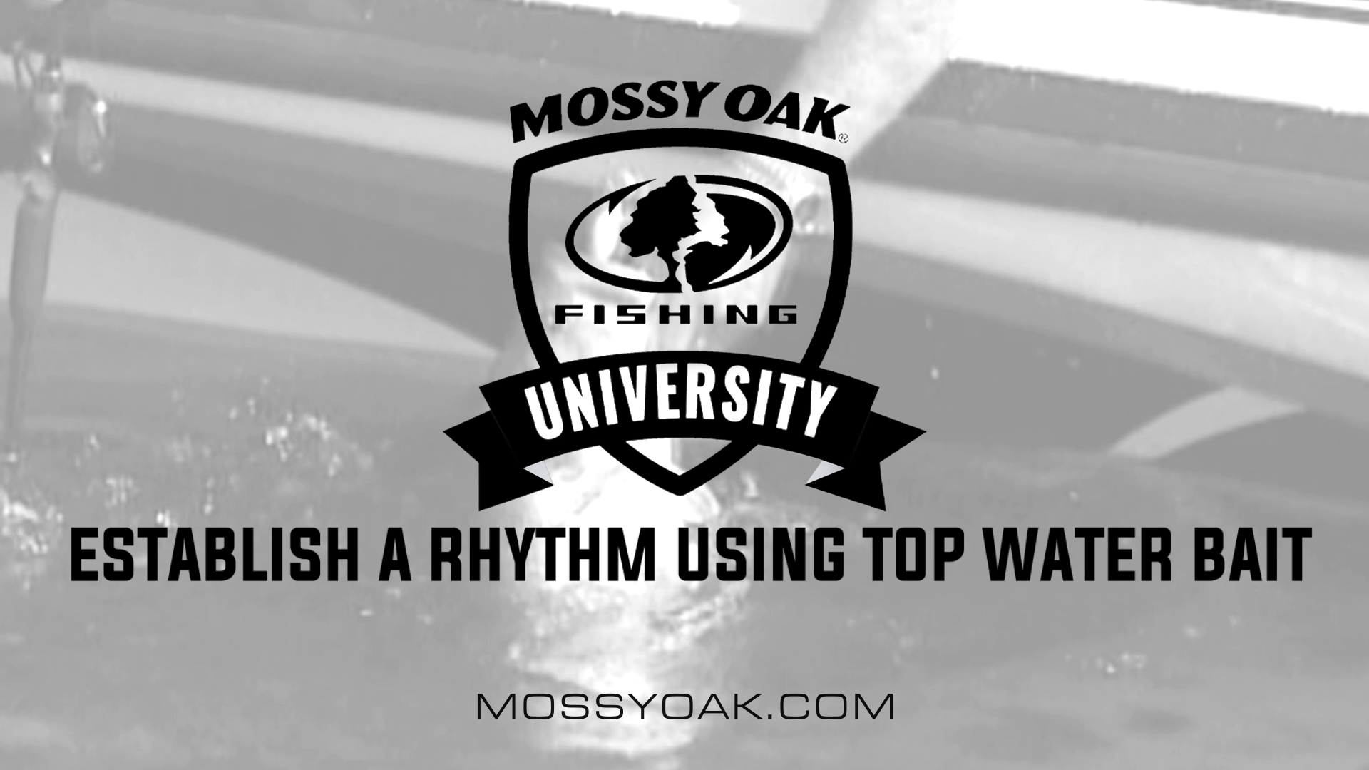 Establish a Rhythm Using Top Water Bait • Fishing Tips with Bill Dance