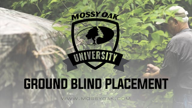 Ground Blind Placement