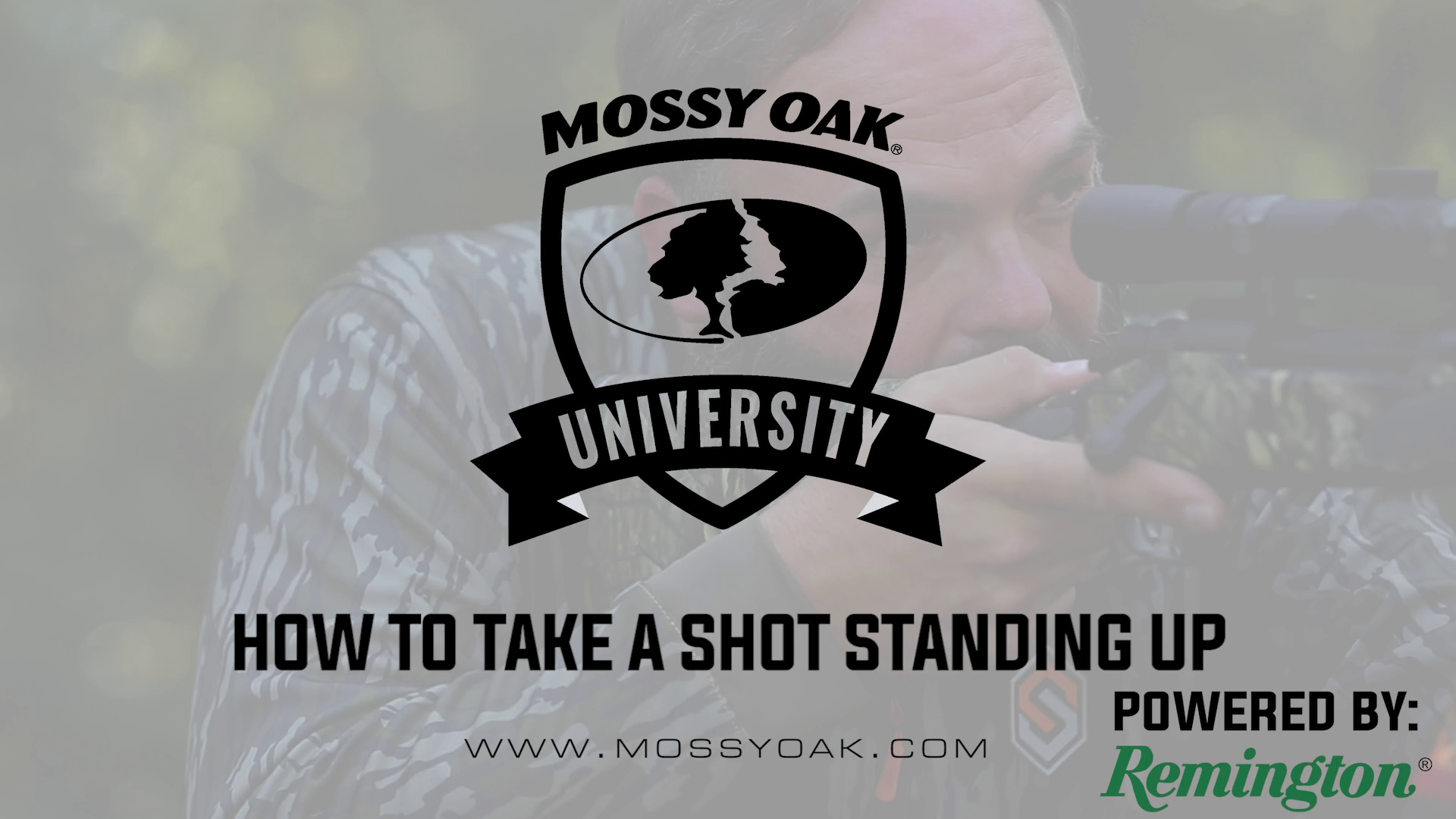 How To Take A Shot Standing Up • Mossy Oak University