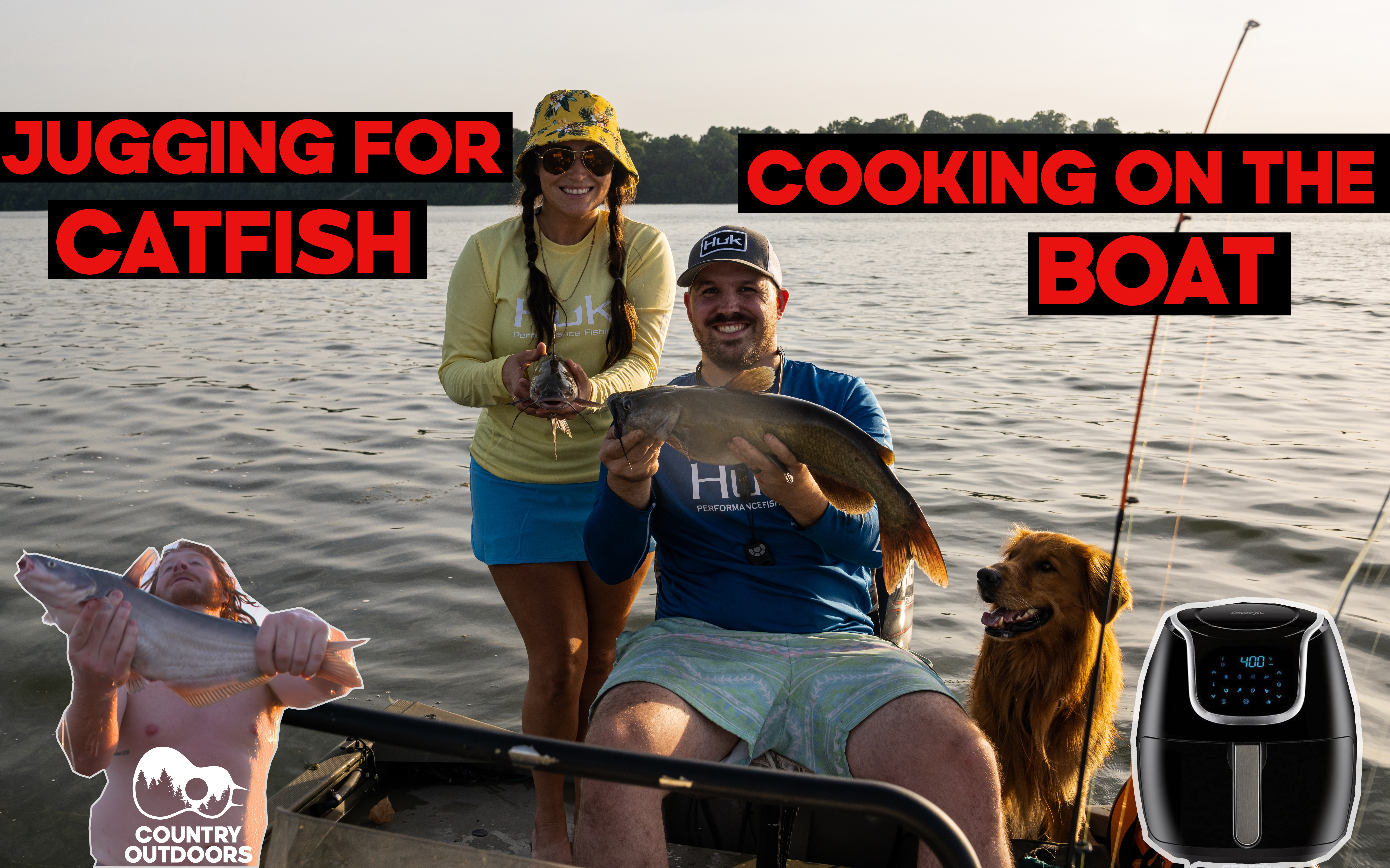 JUG FISHING - Catfish Fry on the Boat • Country Outdoors