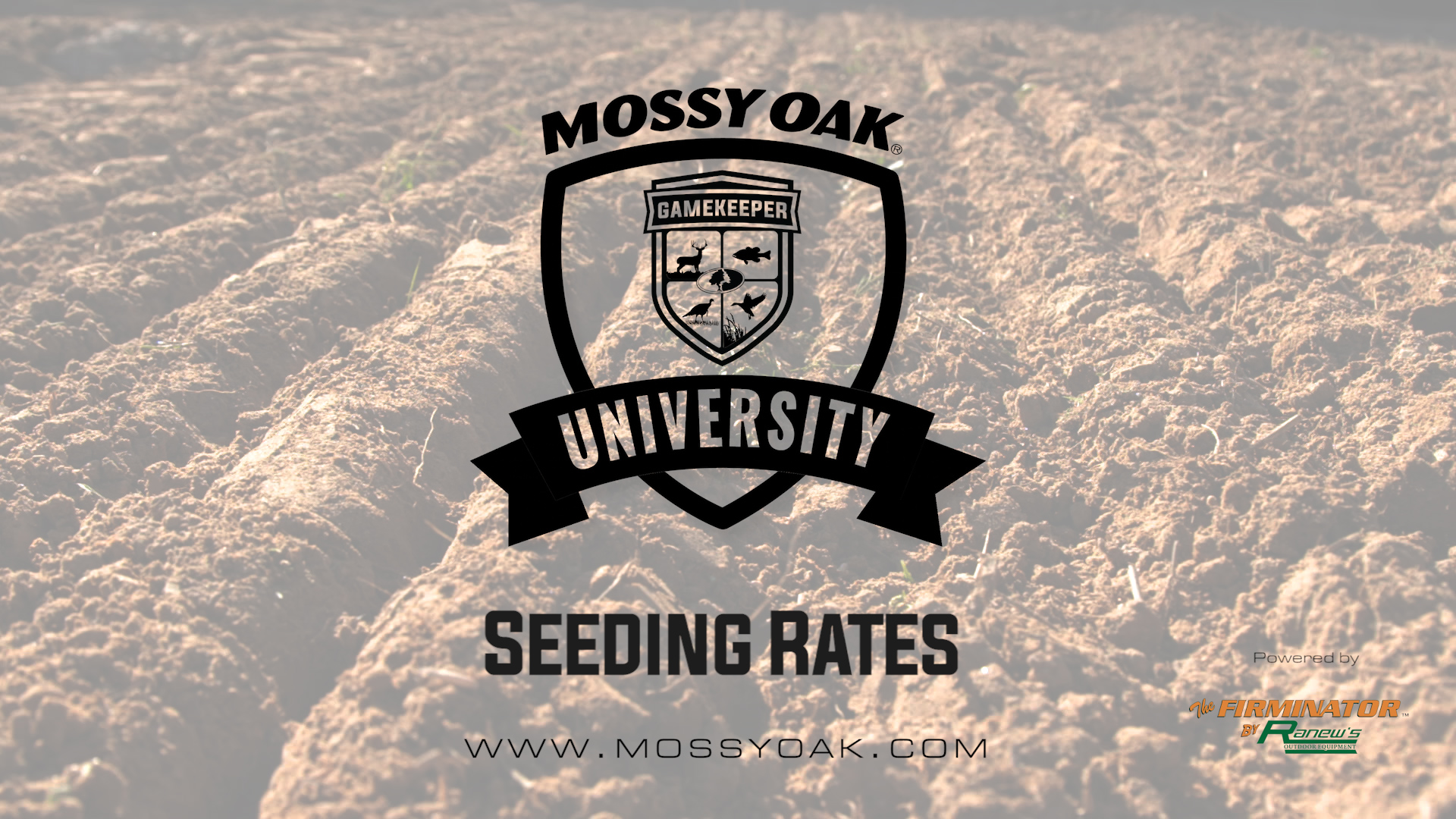 Seeding Rates with The Firminator