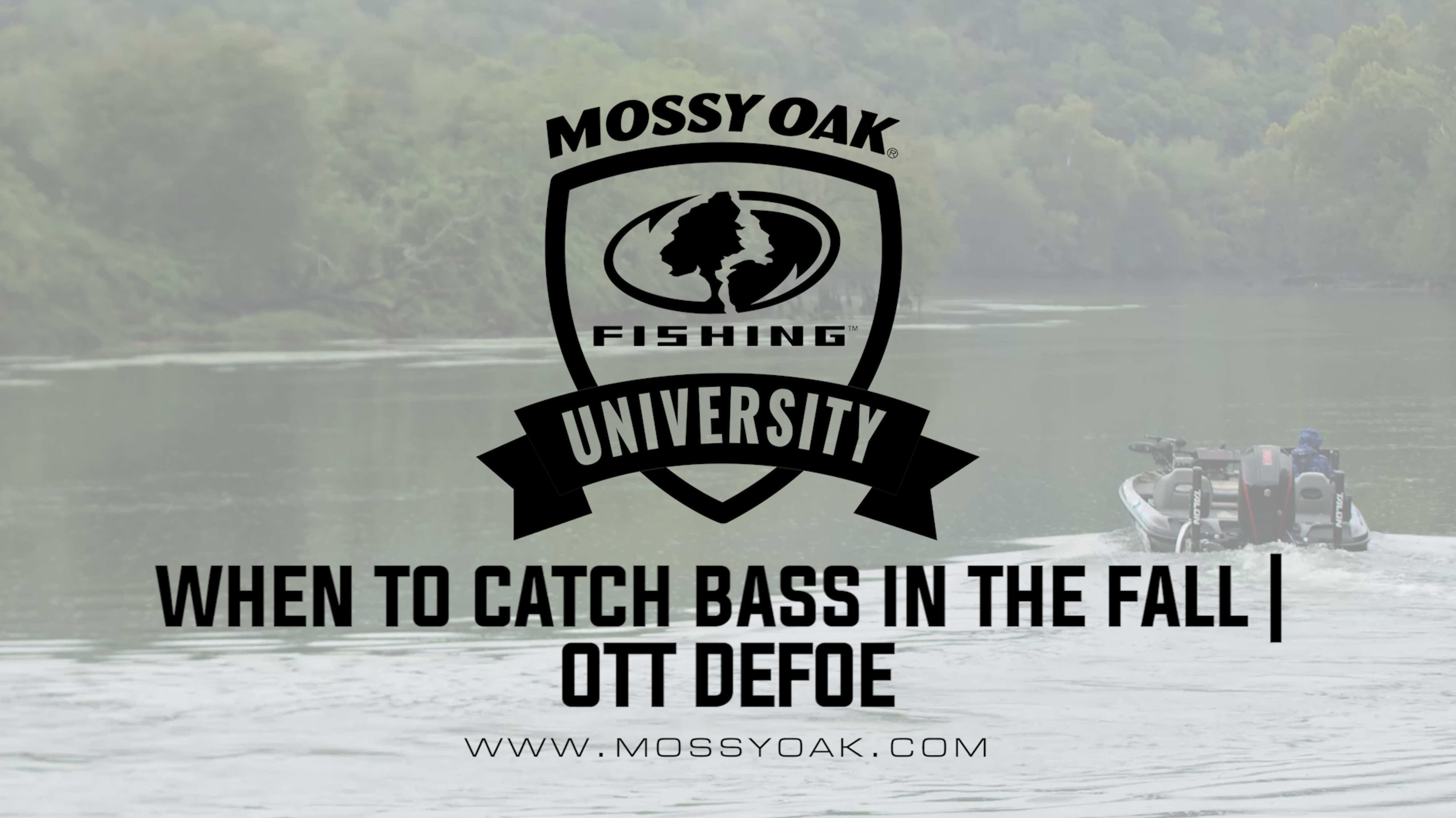 When to Catch Bass in the Fall - Ott DeFoe Fishing Tips