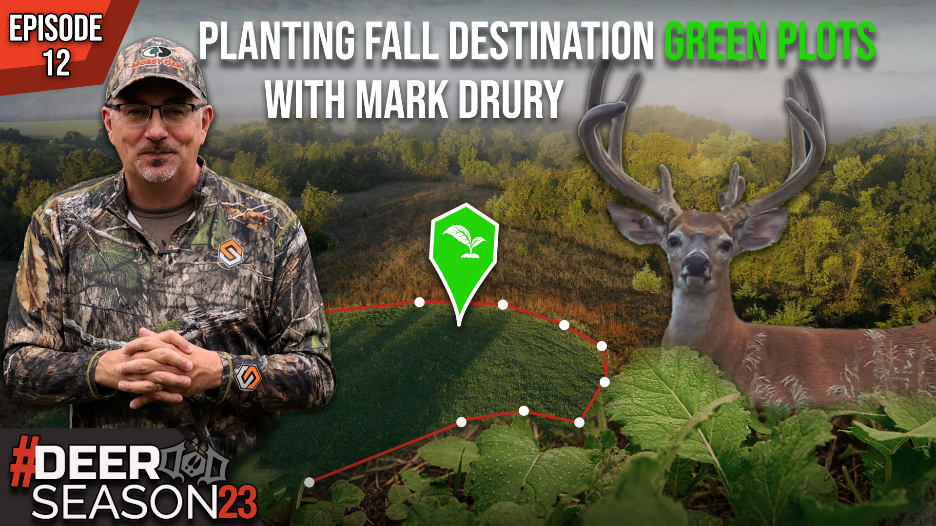 Planting Fall Destination Green Plots With Mark Drury | Deer Season 23