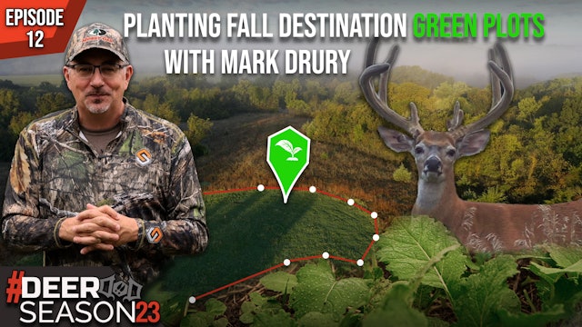 Planting Fall Destination Green Plots With Mark Drury | Deer Season 23