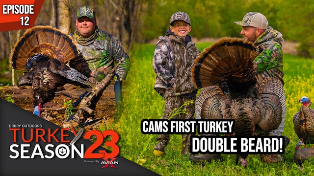 Cameron Drury Shoots His First Turkey EVER! | Turkey Season 23