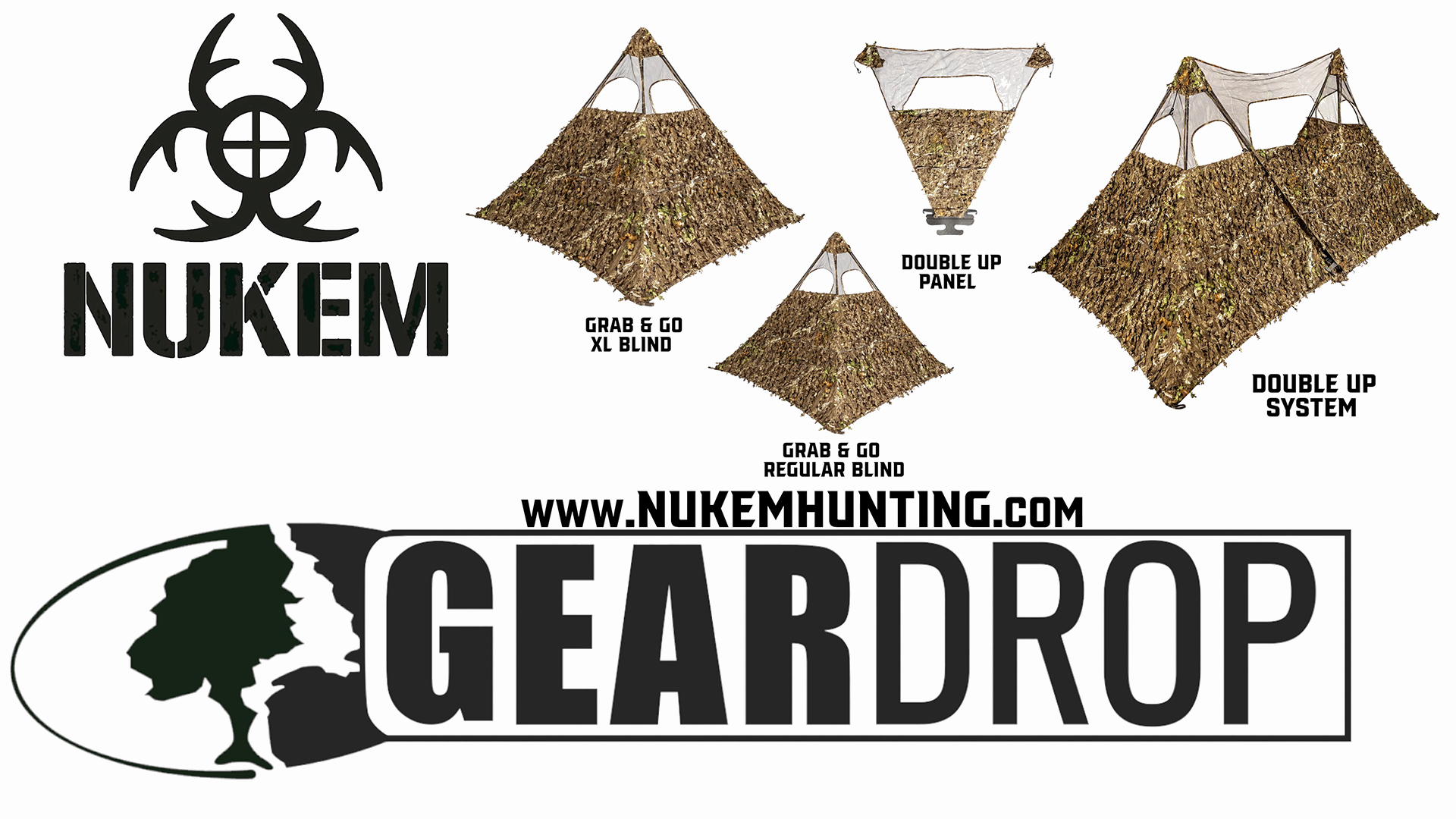 Nukem Grab & Go Hunting Blind • Run & Gun Hunter's Dream Setup