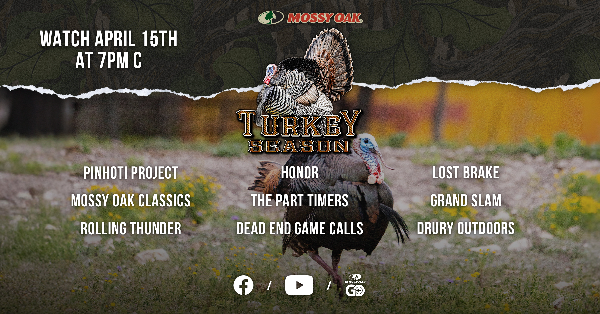 Mossy Oak Moments • Turkey Season 4.15.2026 Replay