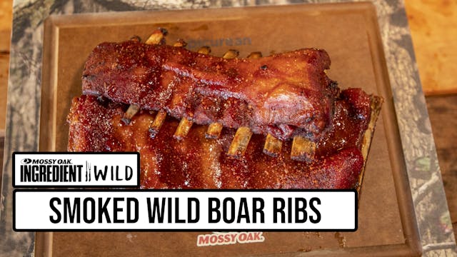 Applewood Smoked Wild Boar Ribs with ...