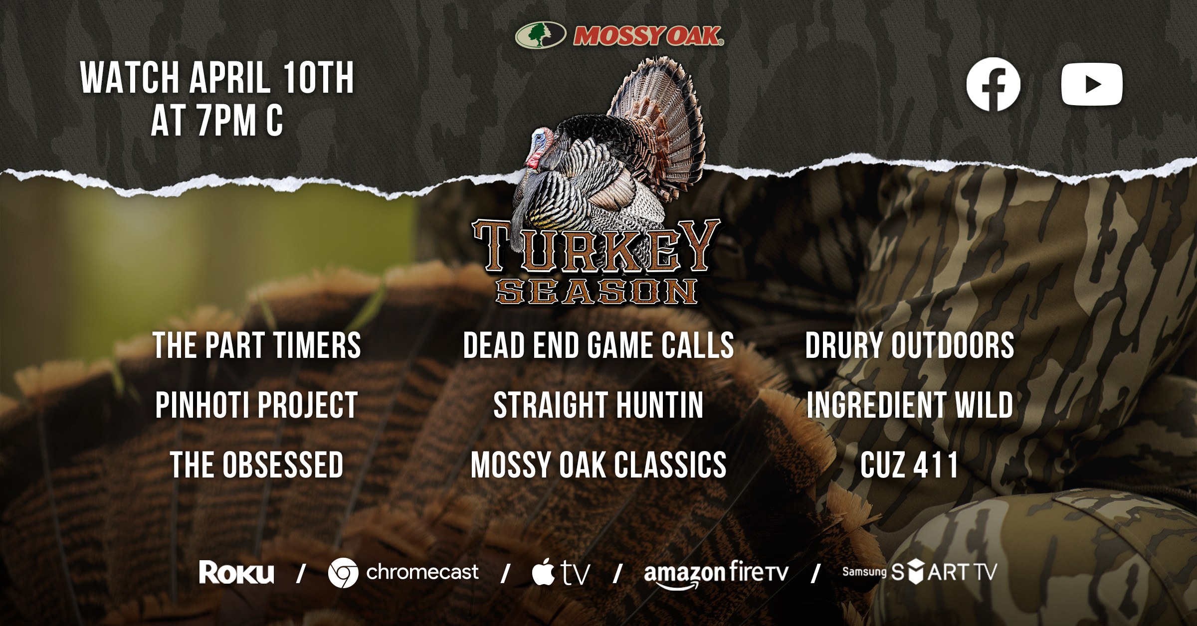 Mossy Oak Moments • Turkey Season 4.10.2024 Replay