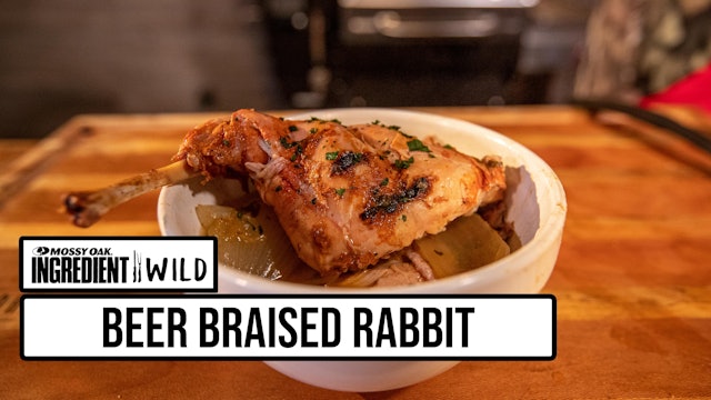 Beer Braised Rabbit and Garlic with the BBQ Ninja • Ingredient Wild
