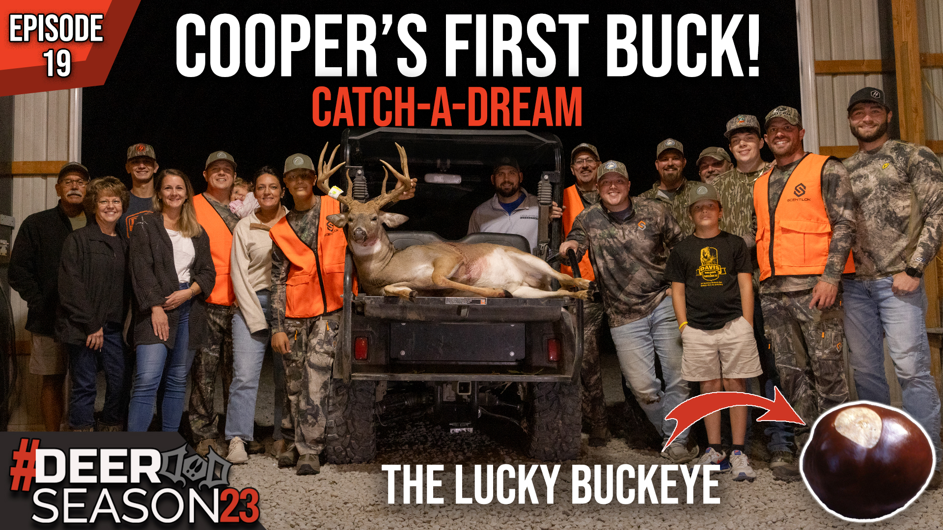 First Buck For Catch-A-Dream Hunter Cooper! | Deer Season '23