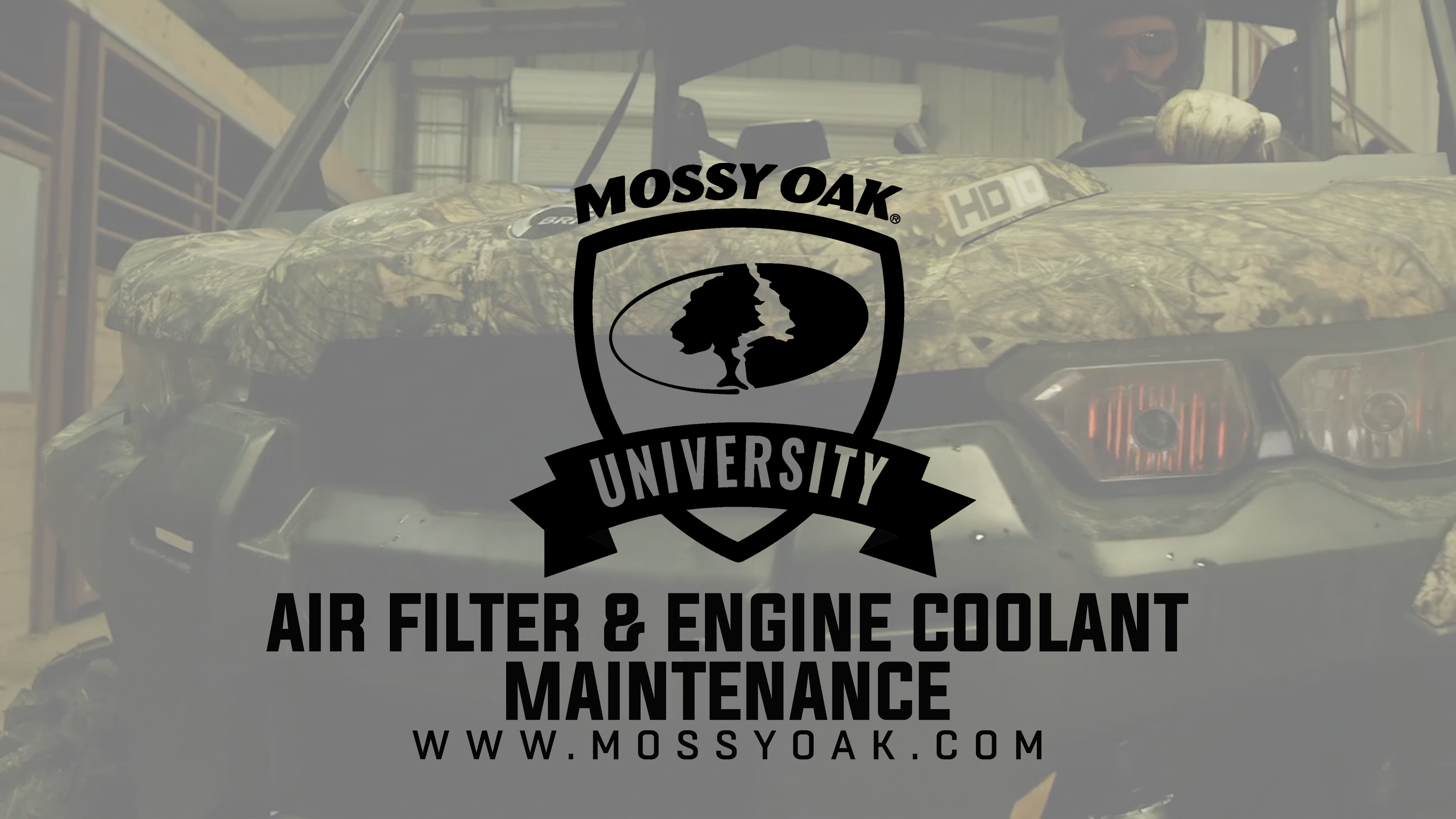 ATV Air Filter & Engine Coolant