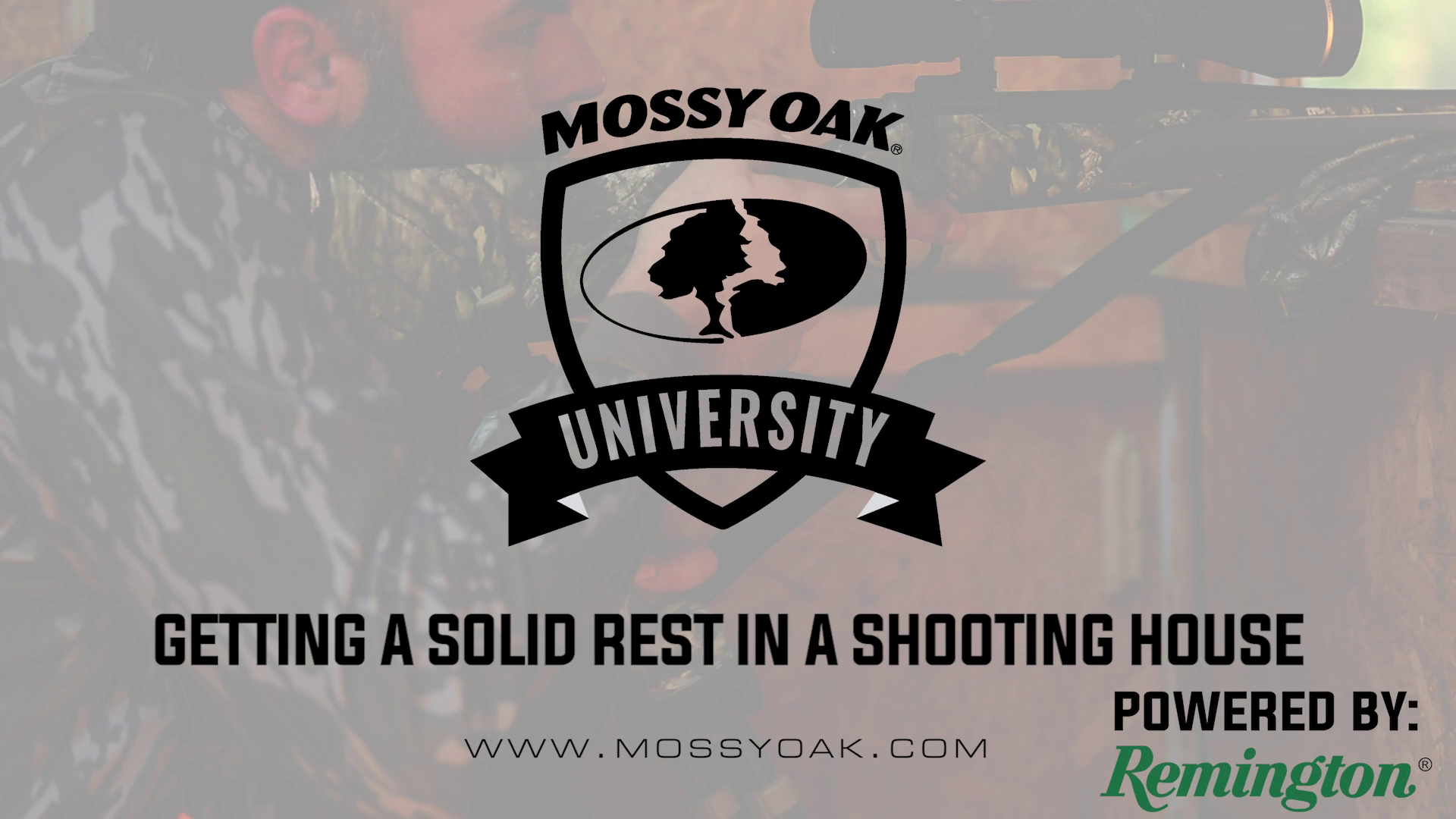 Getting Solid Rest In Shooting House • Mossy Oak University