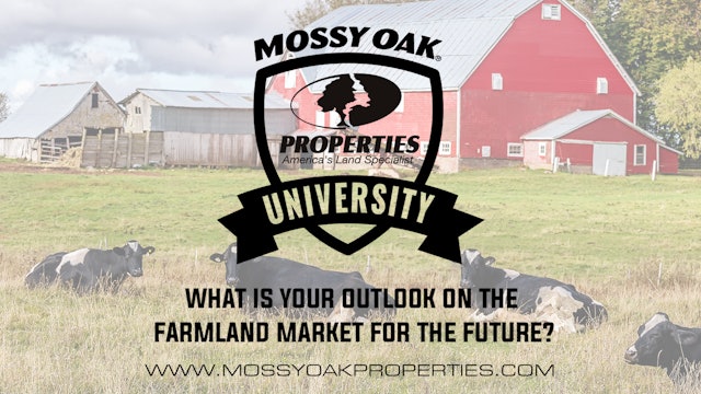 What Is Your Outlook On The Farmland Market For The Future?