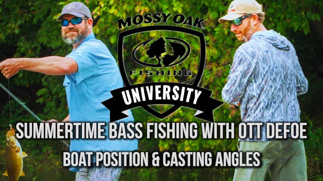 Summertime Bass Fishing with Ott DeFo...