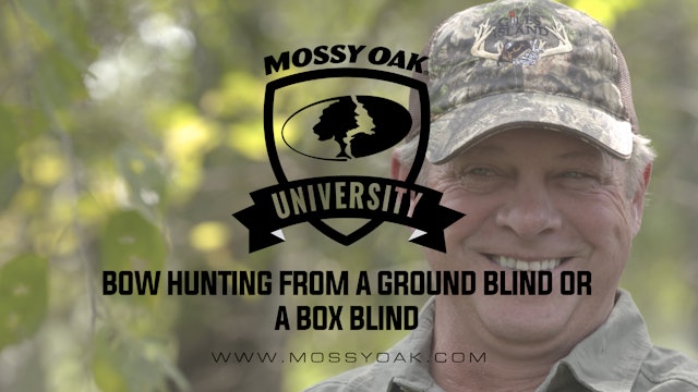 Bow Hunting From a Ground Blind or Box Blind • Mossy Oak University