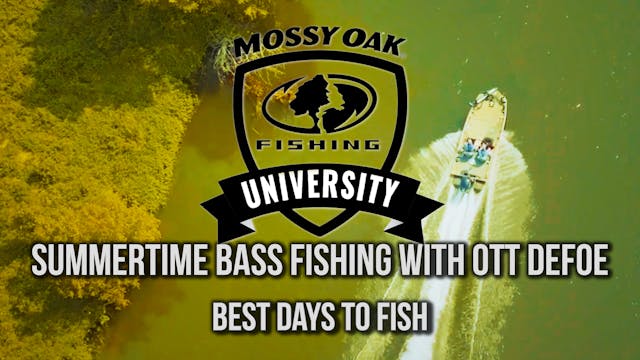 Summertime Bass Fishing with Ott DeFo...