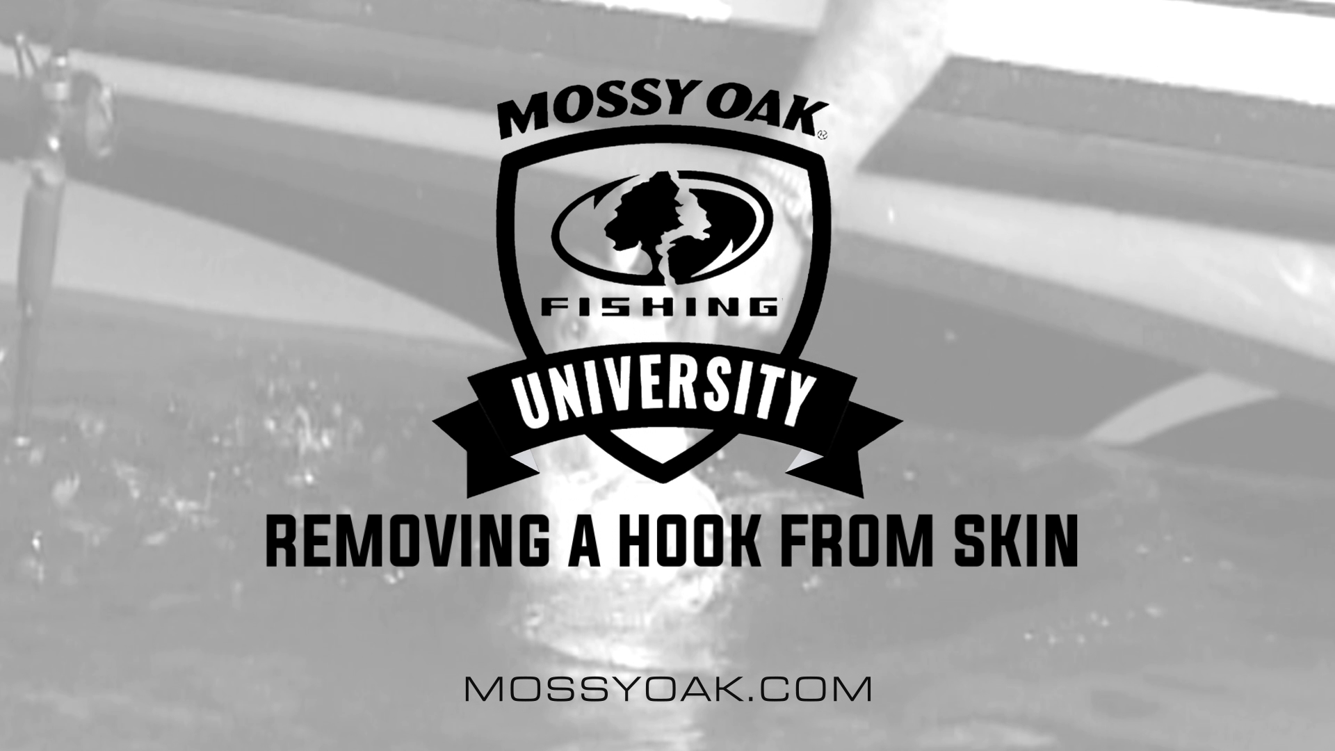 Removing a Hook From Skin • Fishing Tips with Bill Dance