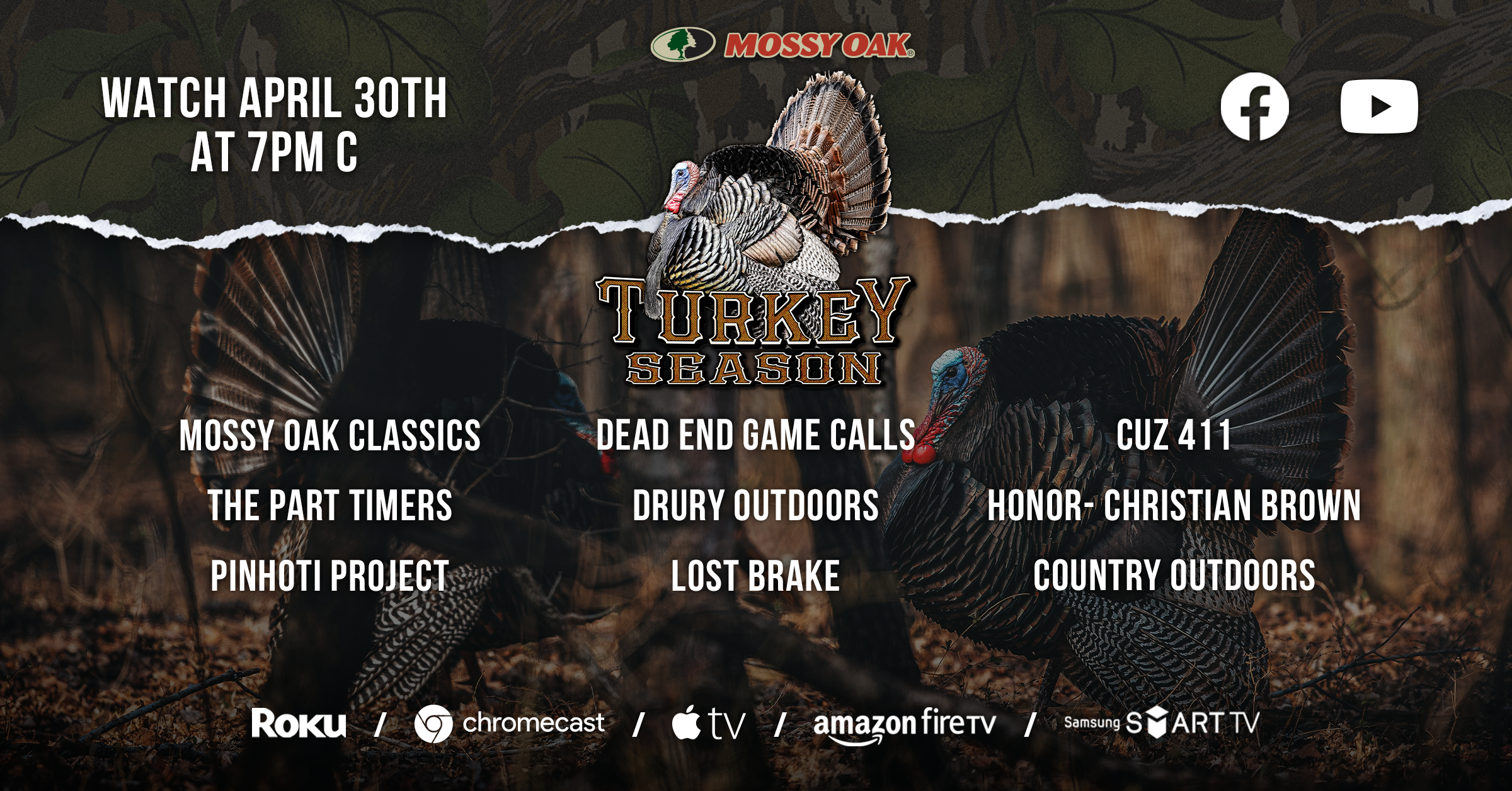 Mossy Oak Moments • Turkey Season 4.30.2025 Replay