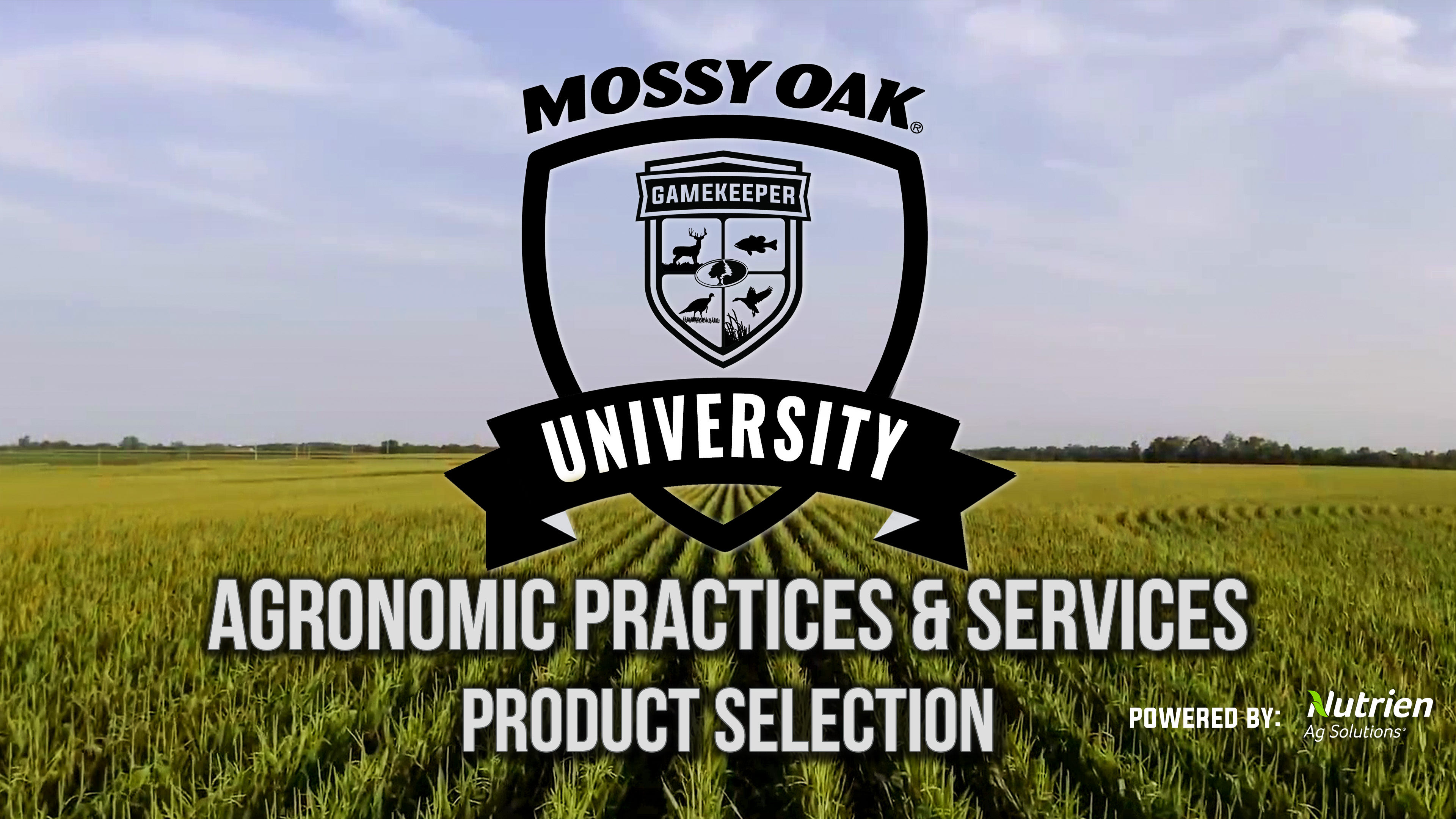 Agronomic Practices & Services: Product Selection