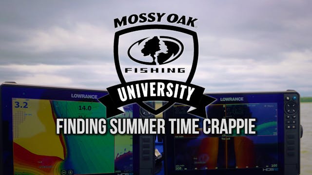 Finding Summer Time Crappie