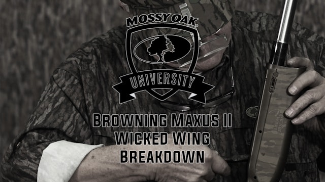 Browning Maxus II Wicked Wing Gun Breakdown and Cleaning • Mossy Oak University