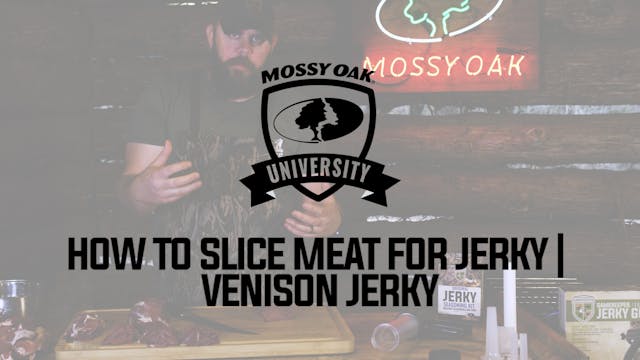 How To Slice Meat For Jerky | Venison...
