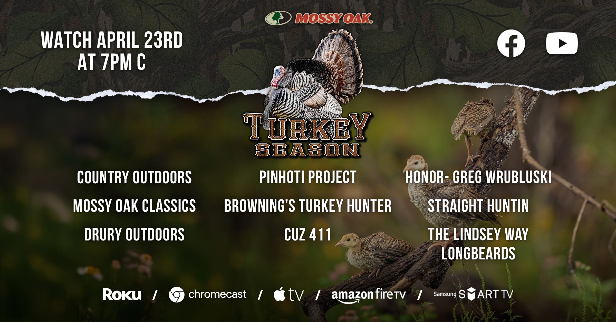 Mossy Oak Moments • Turkey Season 4.23.2025 Replay