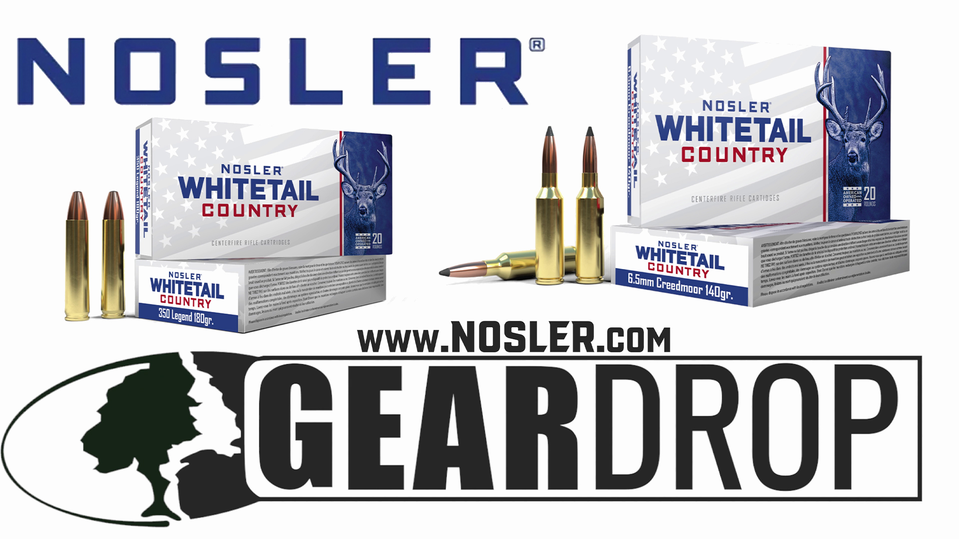 Nosler Whitetail Country Ammo • Unmatched Performance for Deer Hunters