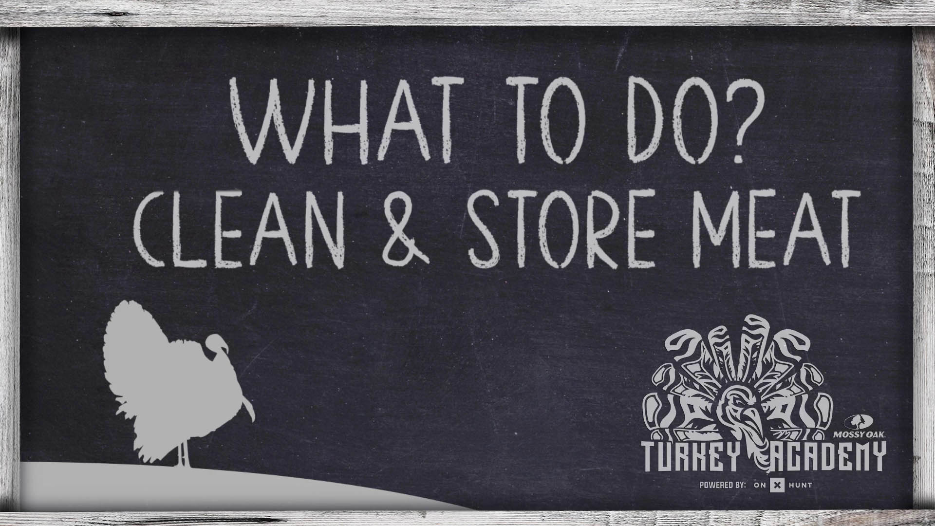 OnX Turkey Academy • Lesson 14 | Cleaning the Turkey