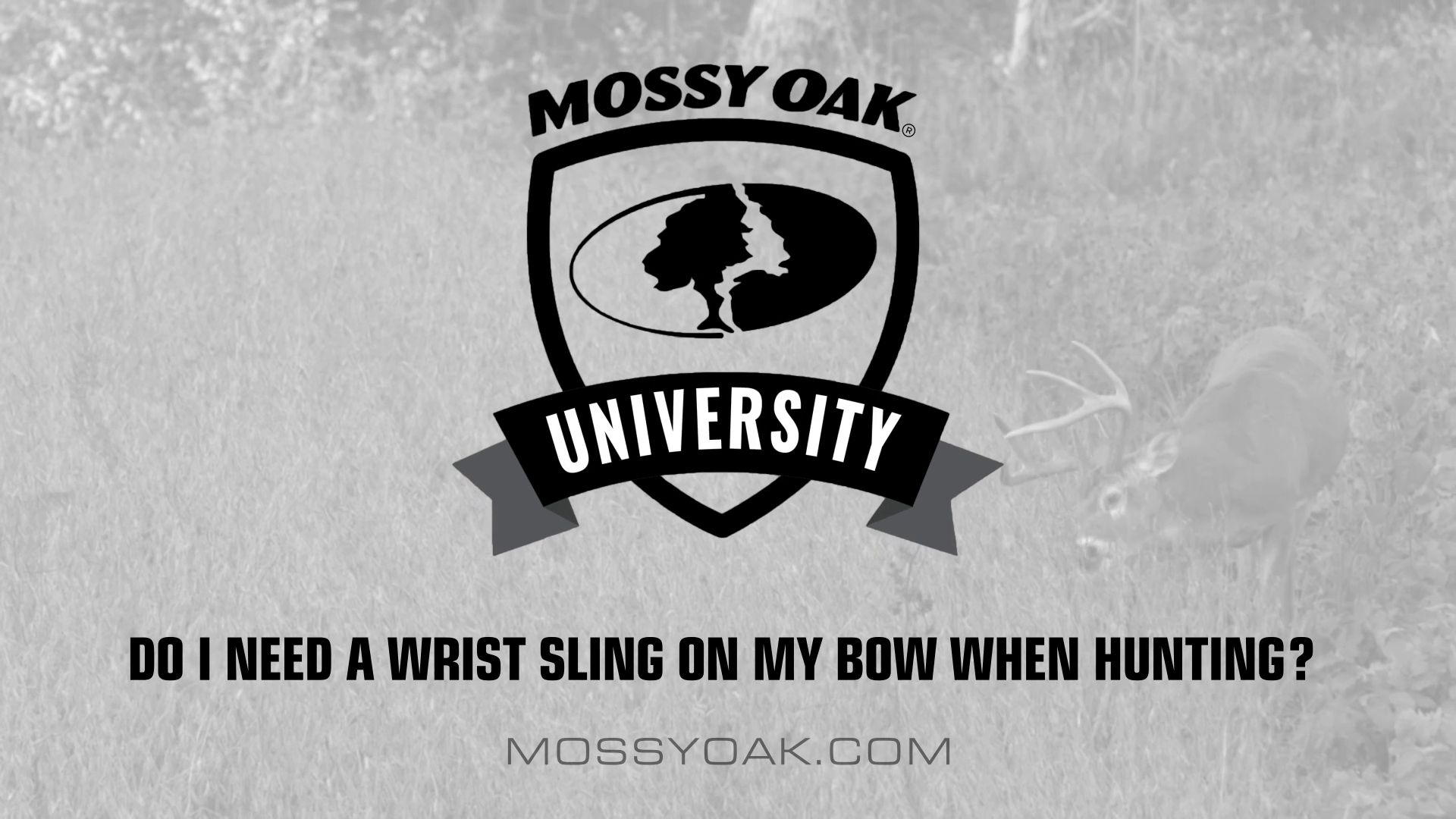 Do I Need A Wrist Sling • Mossy Oak University