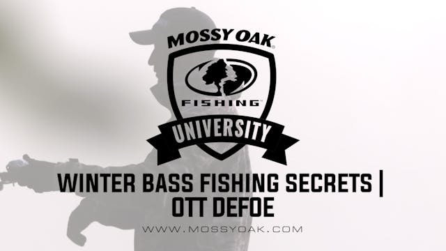 Winter Bass Fishing Secrets - Ott DeF...