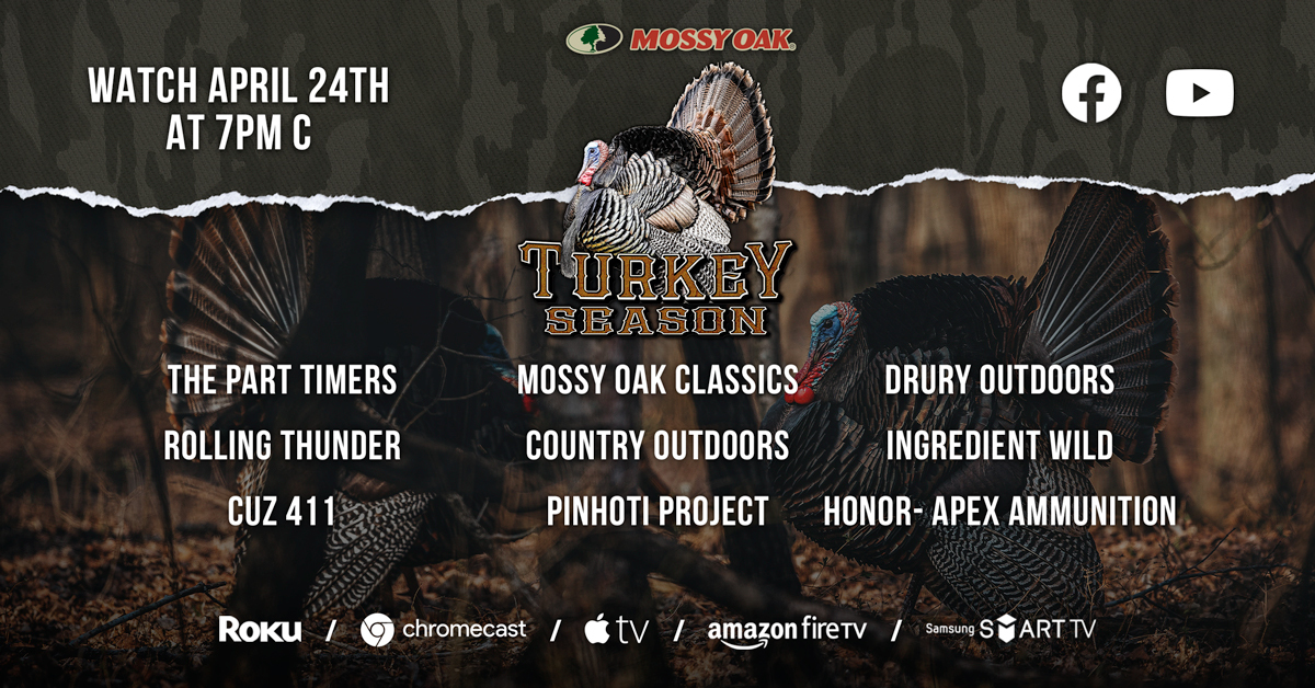 Mossy Oak Moments • Turkey Season 4.24.2024 Replay